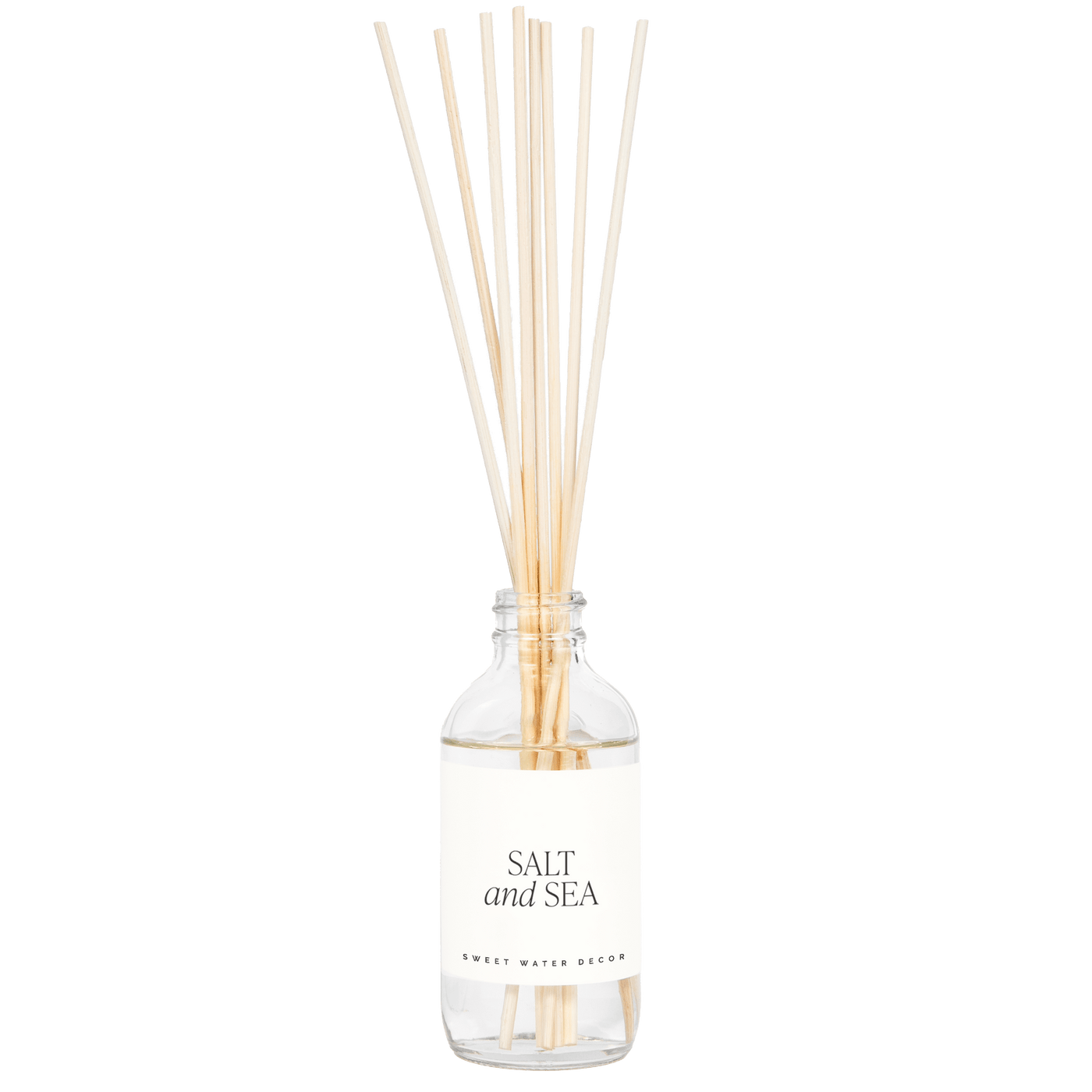 Salt and Sea Clear Reed Diffuser THON - Sweet Water Decor - Reed Diffusers