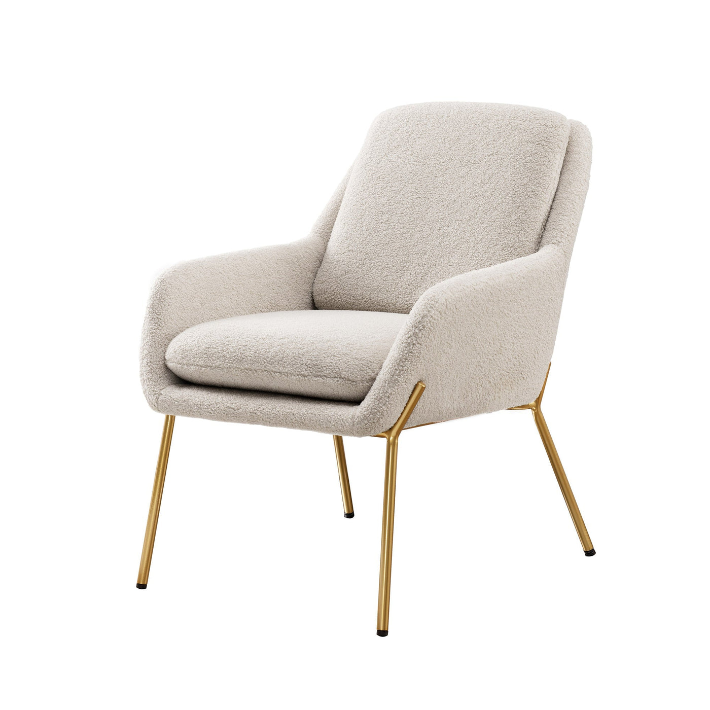 Ramsey Contemporary Upholstered Minimalist Accent Chair - Sweet Water Decor - Chairs