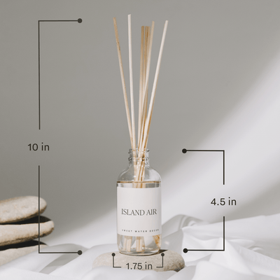 Wildflowers and Salt Clear Reed Diffuser THON - Sweet Water Decor - Reed Diffusers