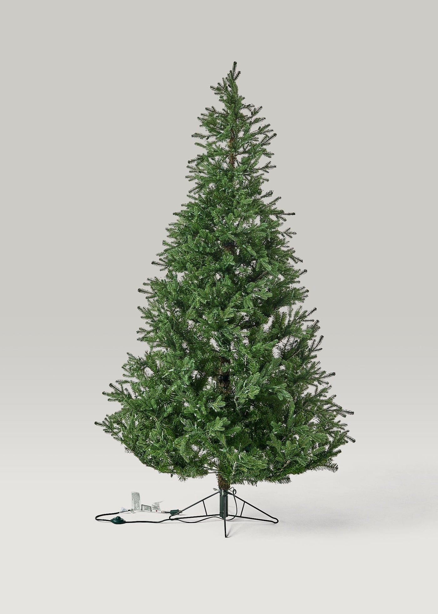 Faux Noble Fir Pre - Lit LED Christmas Tree with White Lights 7.5' - Sweet Water Decor - Christmas Tree