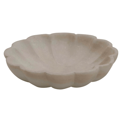 Scalloped Marble Dish - Sweet Water Decor - catch all dish