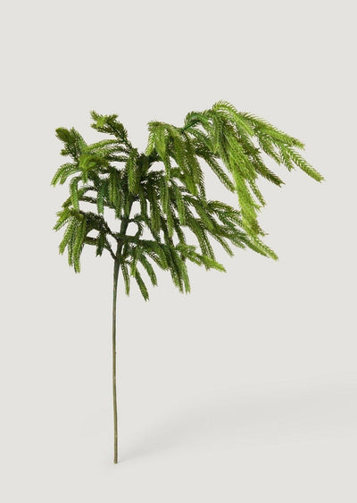 Afloral Real Touch Norfolk Pine Branch - 36" - Sweet Water Decor - Faux Plant