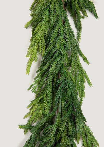 The Original Afloral Real Touch Norfolk Pine Garland - 60" - Sweet Water Decor - GARLAND