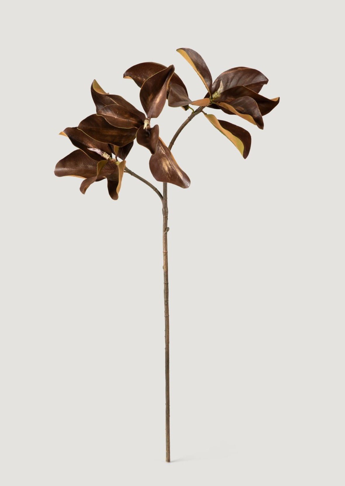 Aged Fake Magnolia Leaf Branch - 38.5" - Sweet Water Decor - Artificial Plant