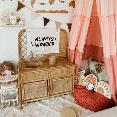 always wonder banner - Sweet Water Decor - Wall Hanging