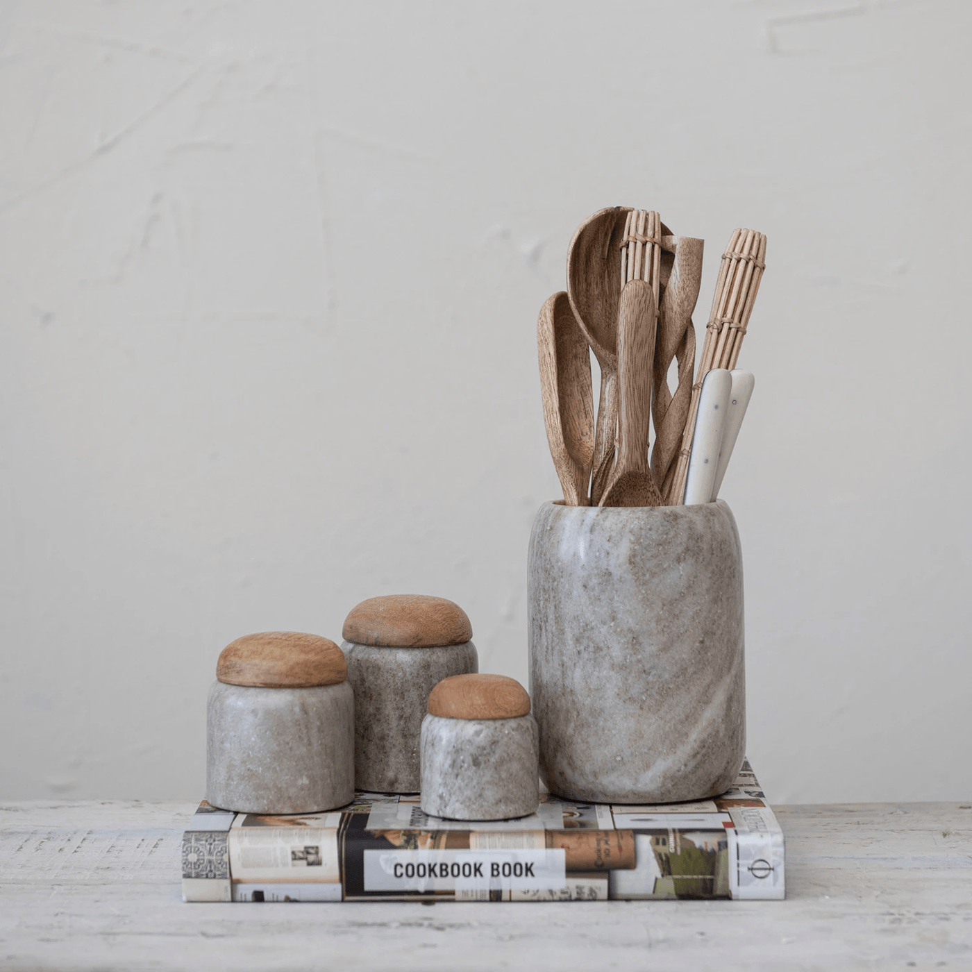 Marble Canister - Sweet Water Decor - Canister